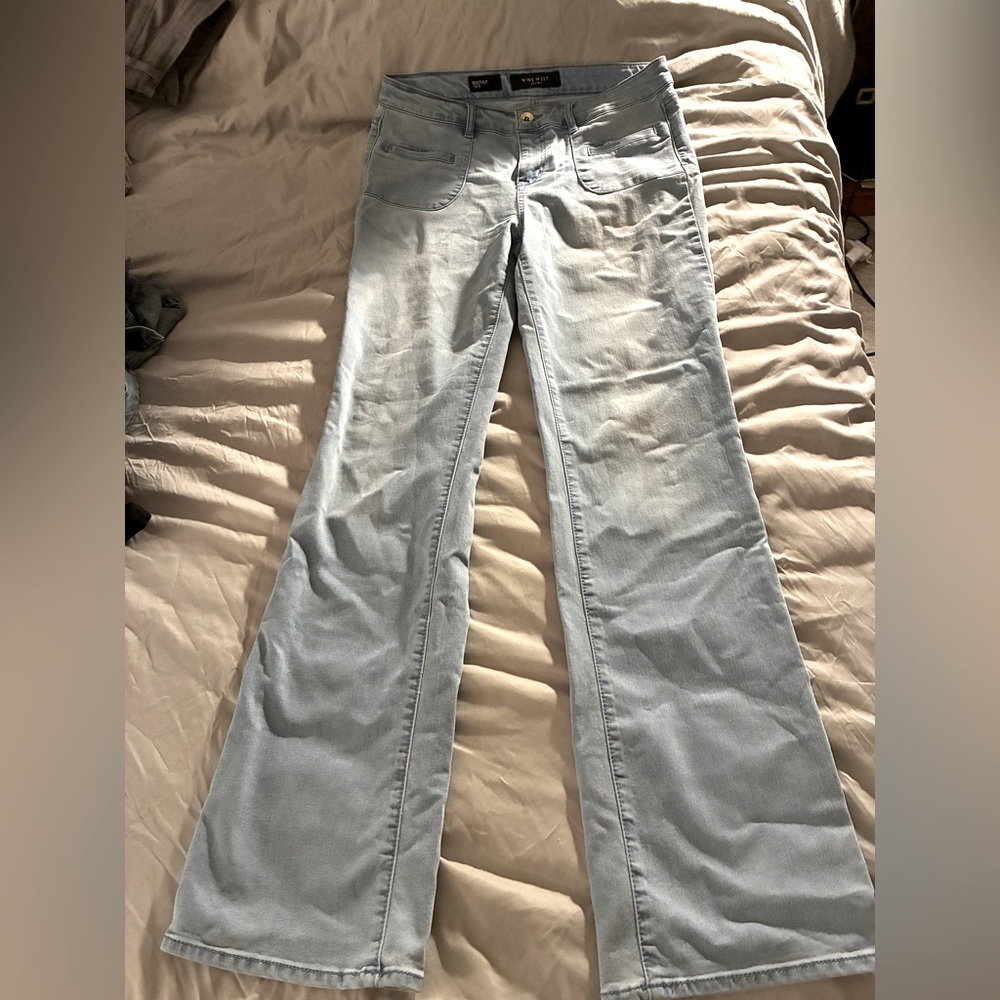 Nine West Light Blue Flare Jeans